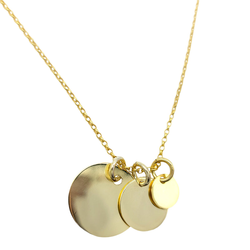 Disc Necklace - Gold For Women 