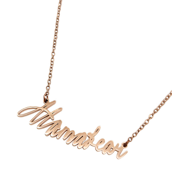 Handwritten Personalized Name Necklace 