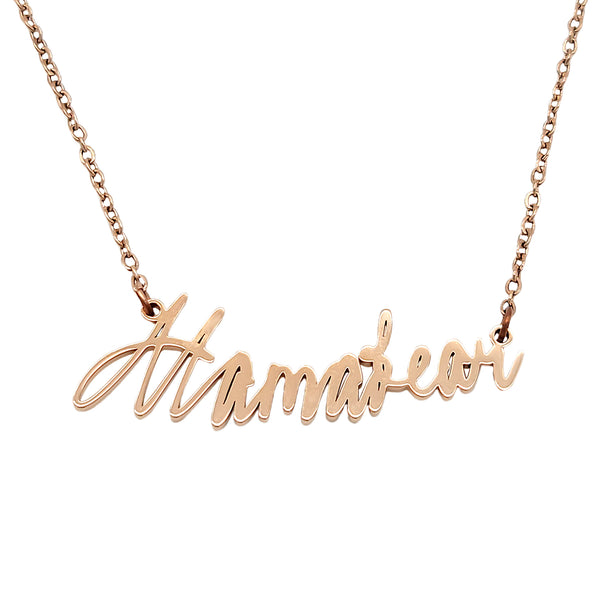 Handwritten Personalized Name Necklace 