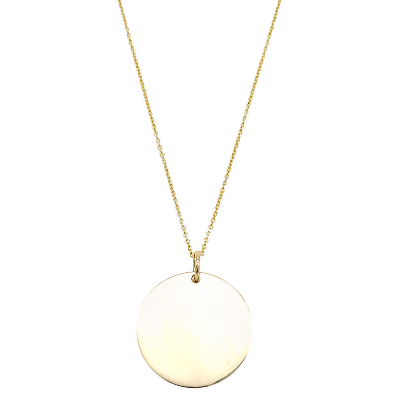 Circle Pendant Necklace For Women